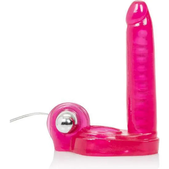 Cockring Double Pénétration Vibrante En Gelée