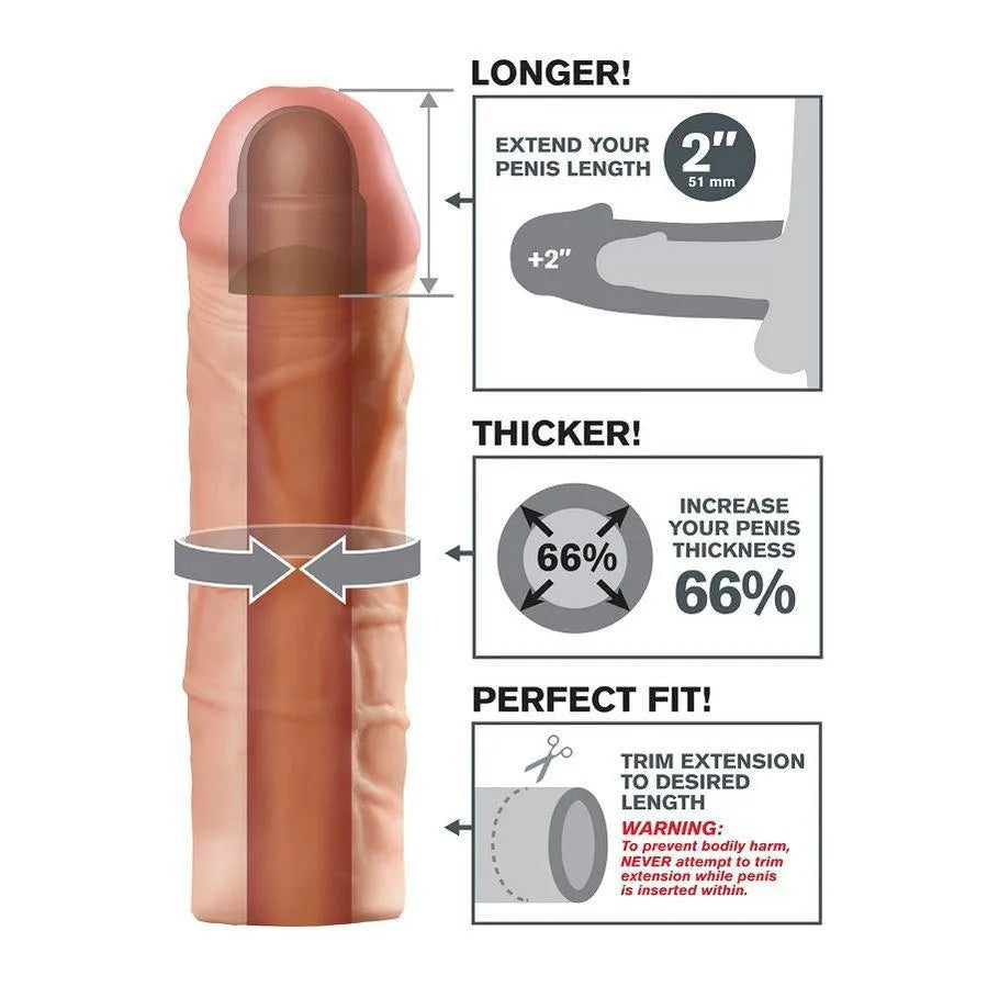 Cockring Extensible Réaliste Fanta Flesh