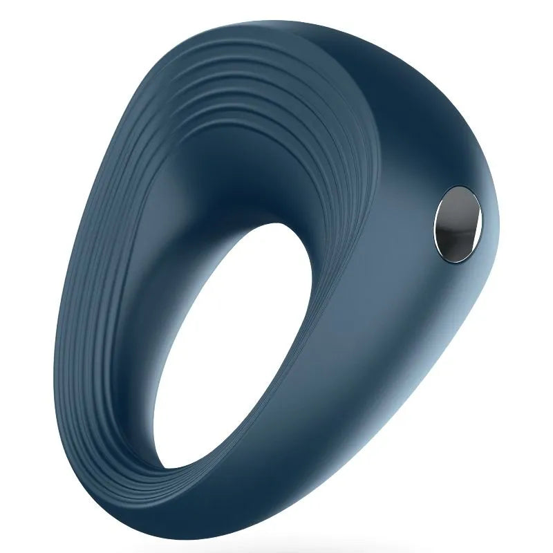 Cockring Silicone Bleu Vibrant Étanche Couples