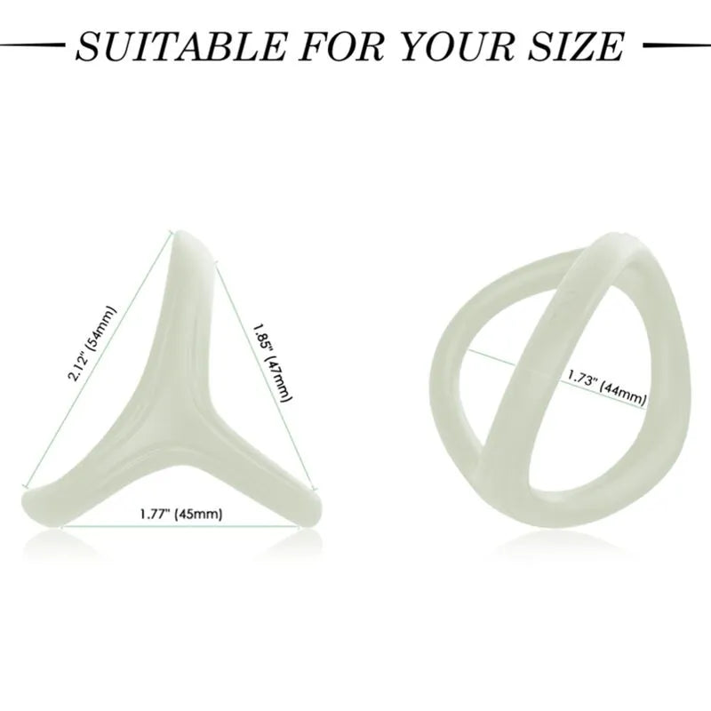 Cockring Silicone Ergonomique Pour Endurance Accrue