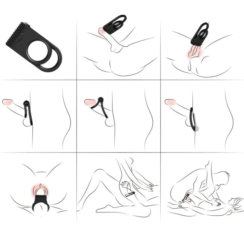 Cockring Silicone Médical Vibrant Armony