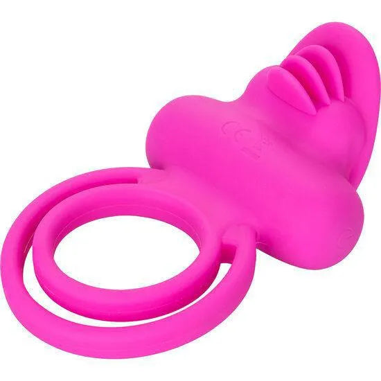 Cockring silicone rose rechargeable, forme ergonomique, 7 vibrations, matériau doux et sécurisé, idéal plaisir prolongé.
