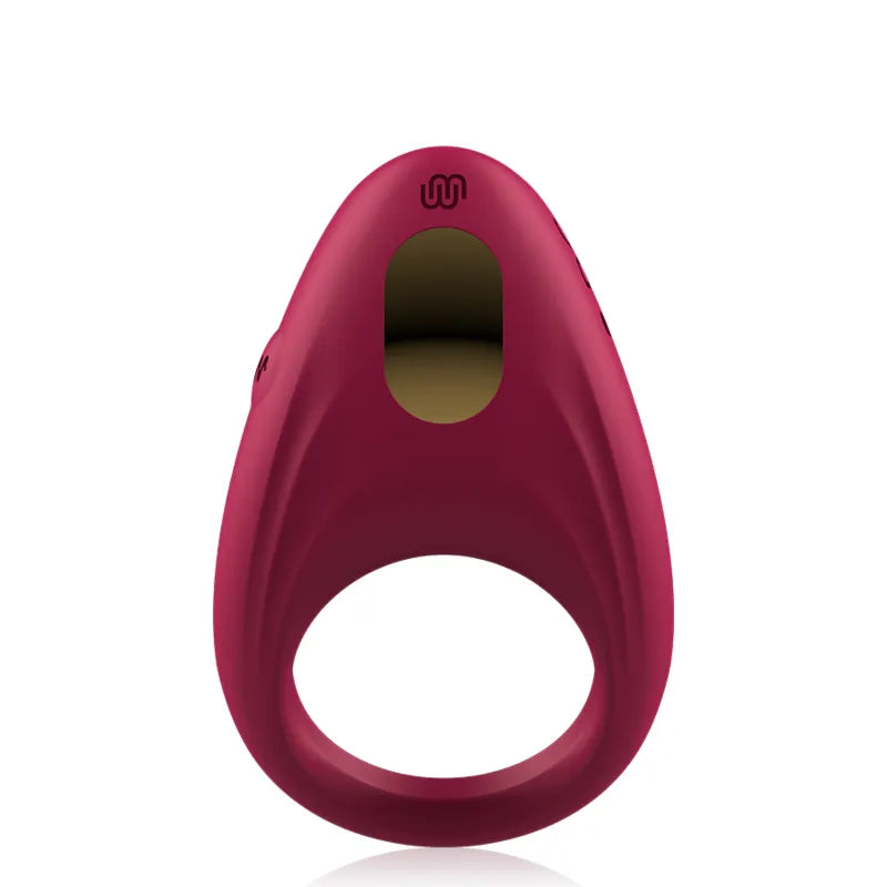 Cockring Silicone Rouge Étanche Vibrations