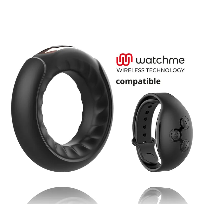 Cockring Silicone Vibrations Télécommande Watchme