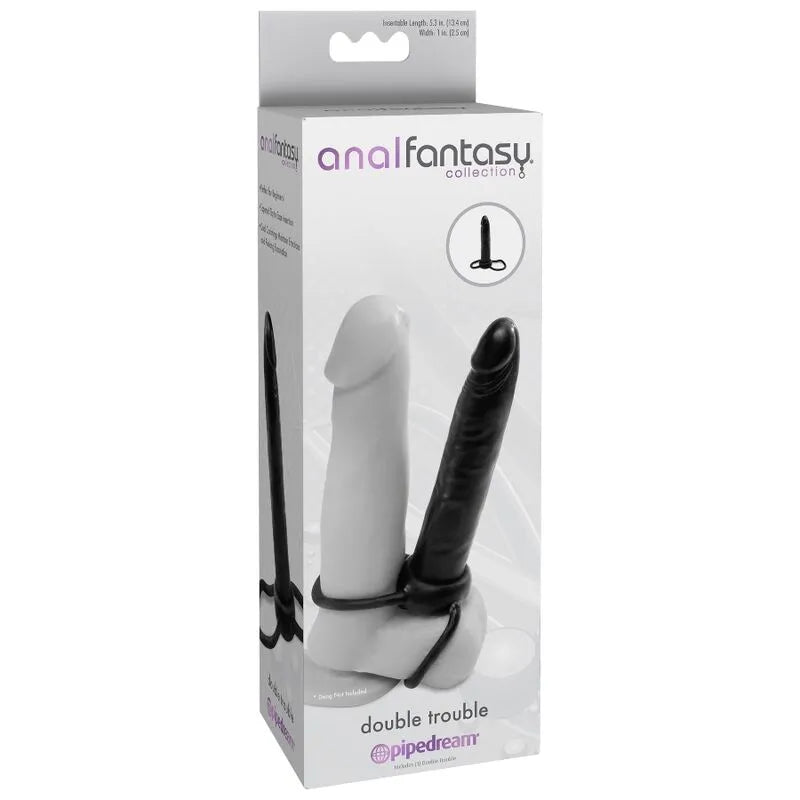 Cockring Stimulation Anale Double Pénétration Silicone