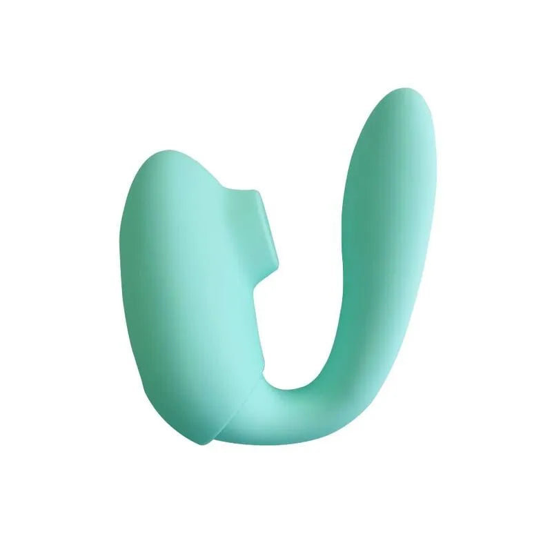 Cockring vibrant Xocoon turquoise, design ergonomique, stimulation clitoridienne, moments intimes intensifiés.