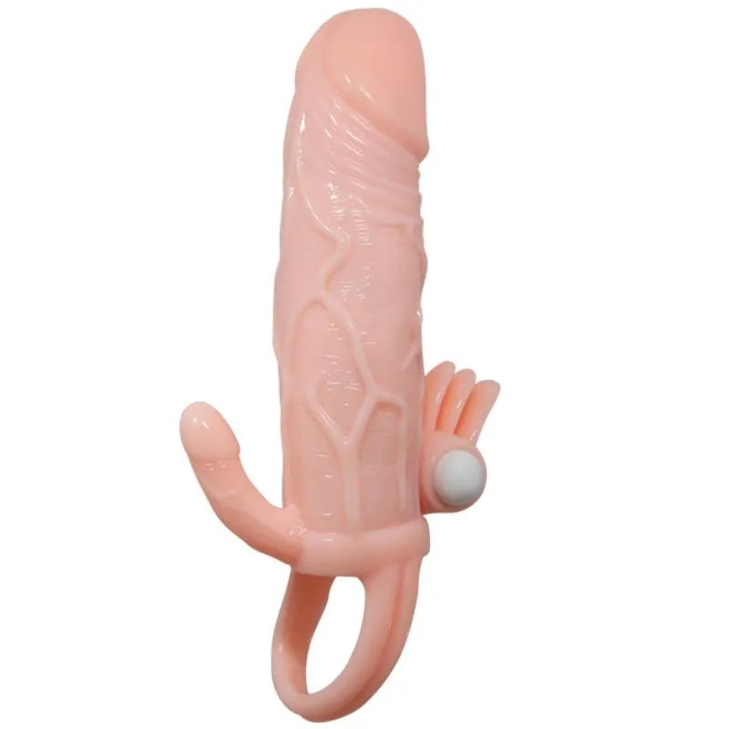 Cockring Vibrant Réaliste Avec Stimulateur Anal