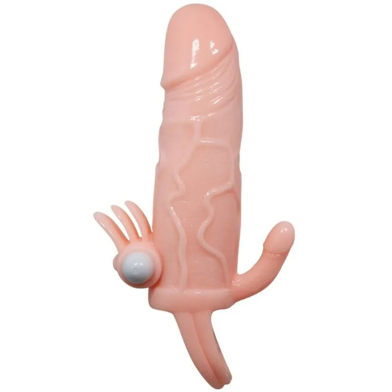 Cockring Vibrant Réaliste Avec Stimulateur Anal