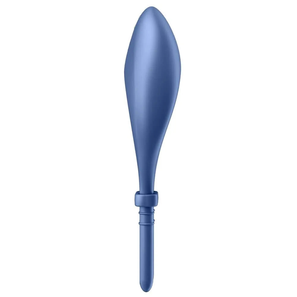 Cockring Vibrant Silicone Bleu Connecté Satisfyer