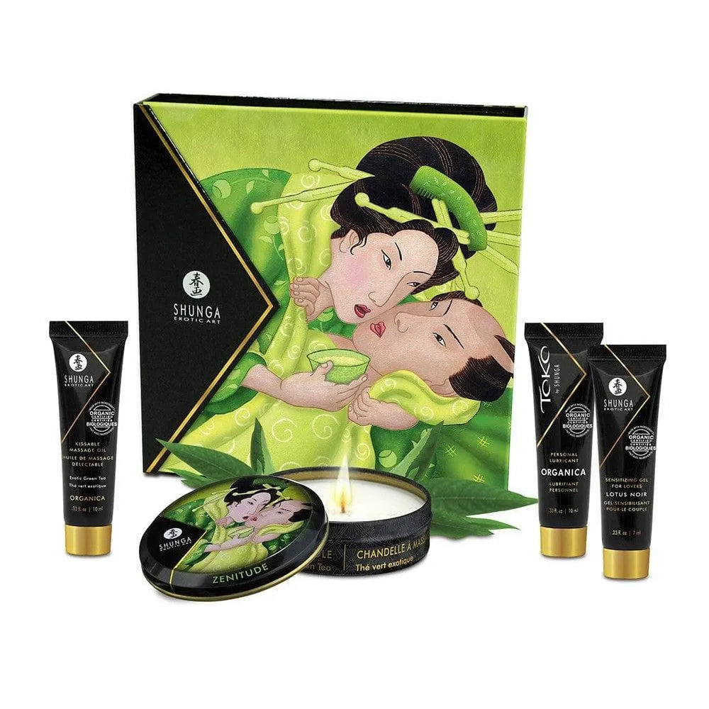 Coffret Cadeau Sensuel Bio Thé Vert Exotique