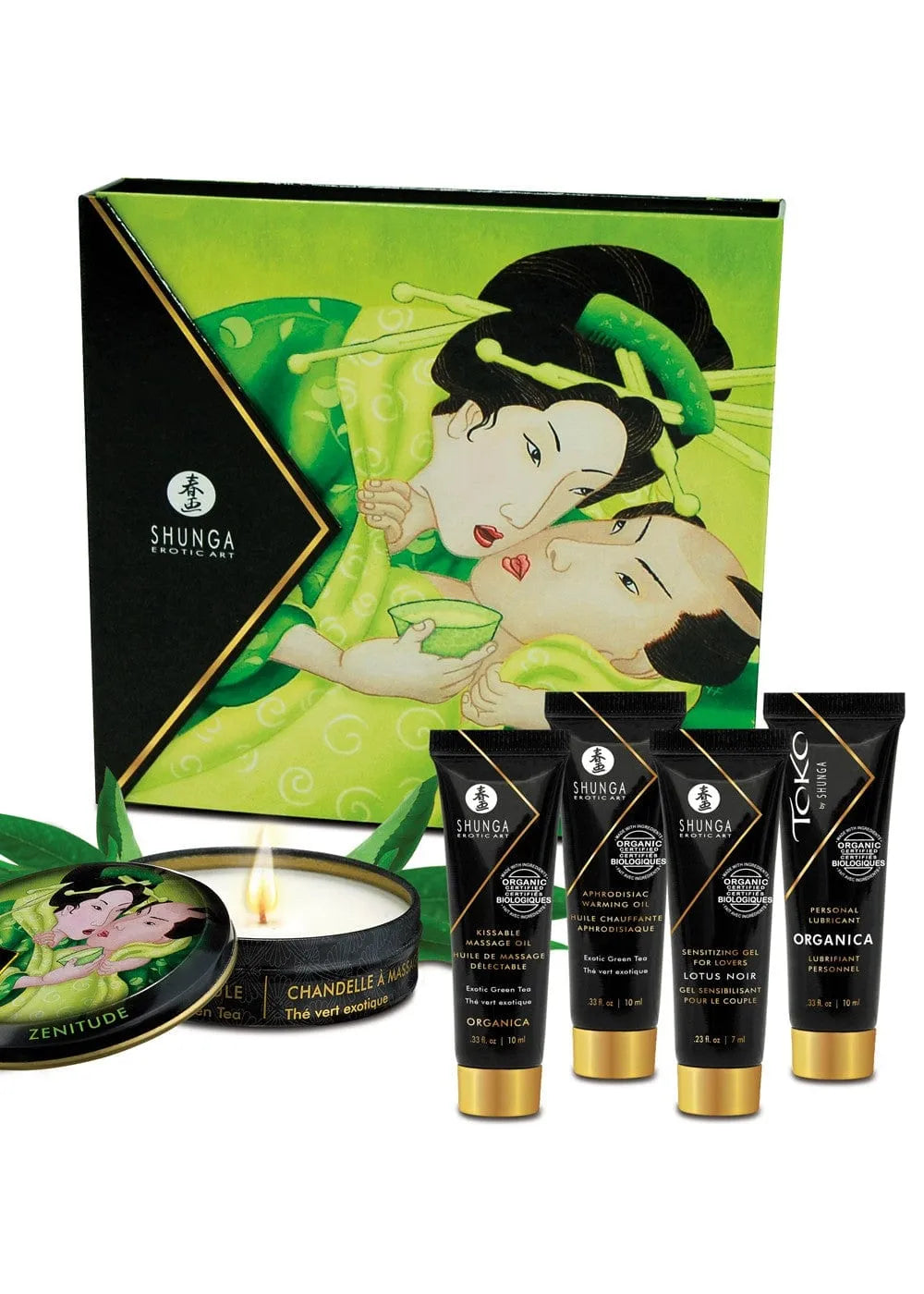 Coffret Cadeau Sensuel Bio Thé Vert Exotique