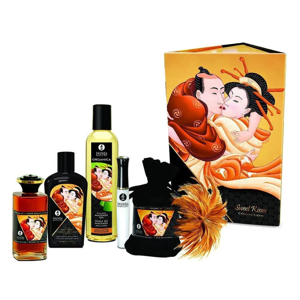 Coffret Massage Érotique Doux Baisers