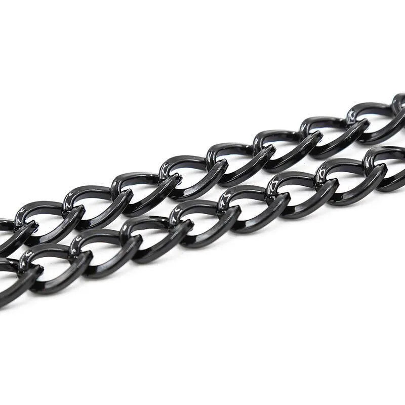Collier Bdsm En Acier Inoxydable Avec Cadenas