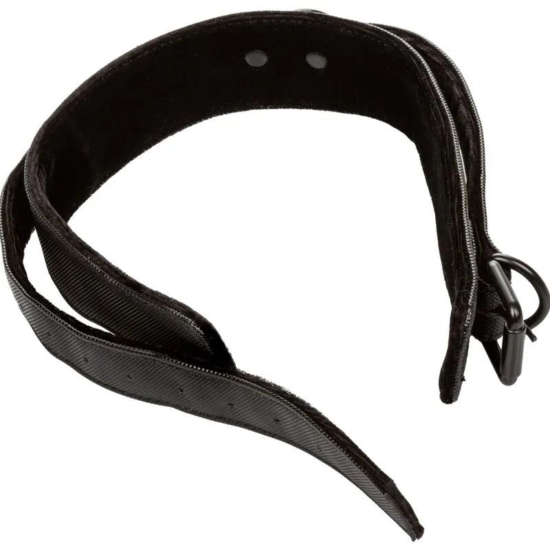 Collier Bdsm En Cuir Végétalien Avec Laisse