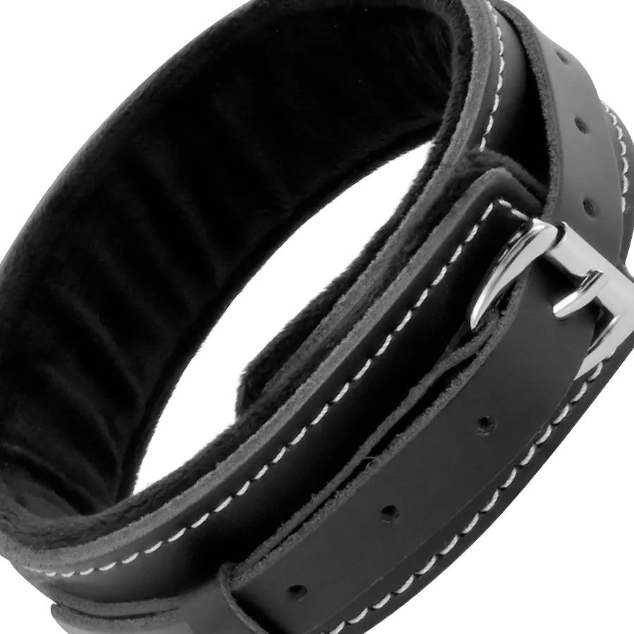 Collier De Posture Bdsm Cuir Confortable