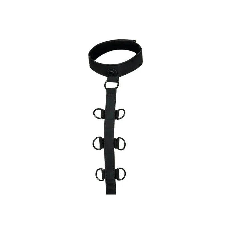 Collier De Retenue Bondage En Cuir Végétalien