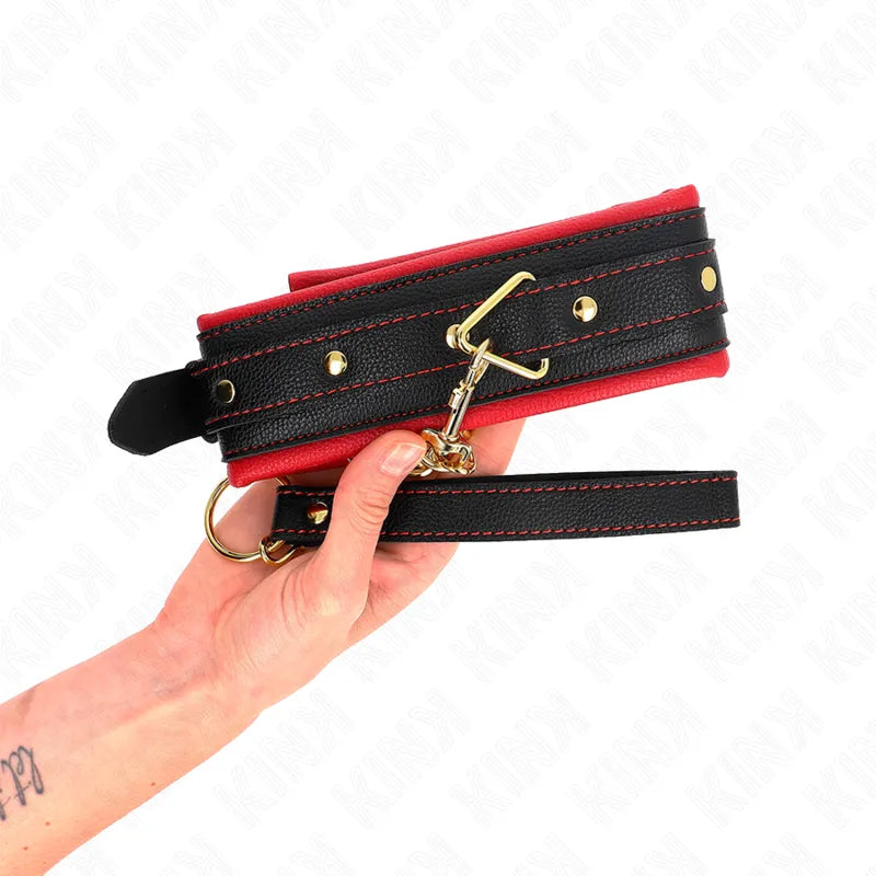 Collier Laisse Bdsm Cuir Élégant