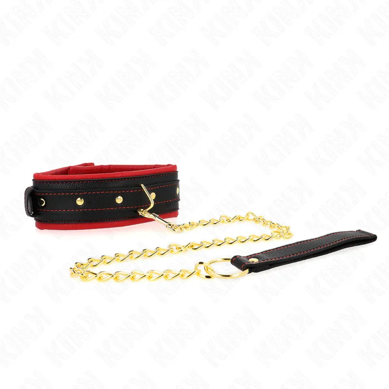 Collier Laisse Bdsm Cuir Élégant
