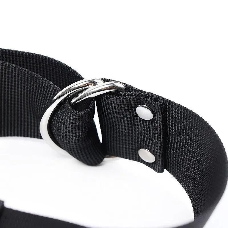 Collier Menottes Ajustables Bdsm Nylon