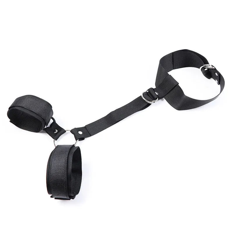 Collier Menottes Ajustables Bdsm Nylon