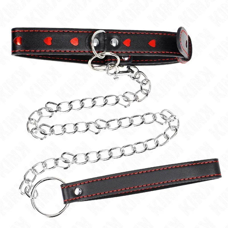 Colliers Bdsm Élégants Cuir Véritable