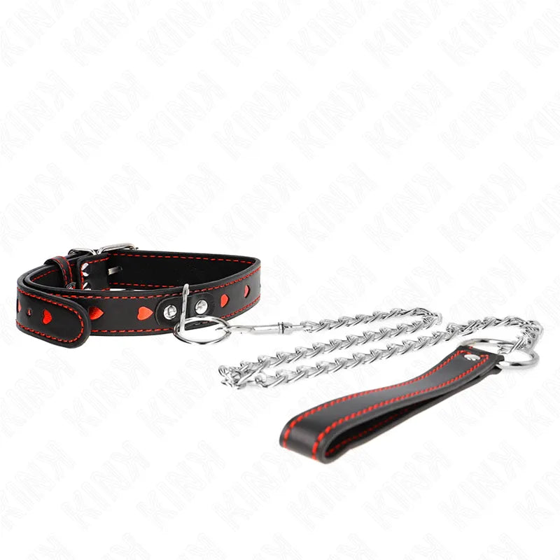 Colliers Bdsm Élégants Cuir Véritable