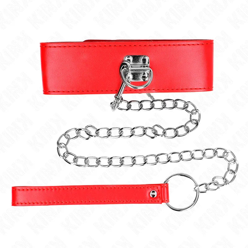 Colliers Bdsm Élégants En Cuir Réglable