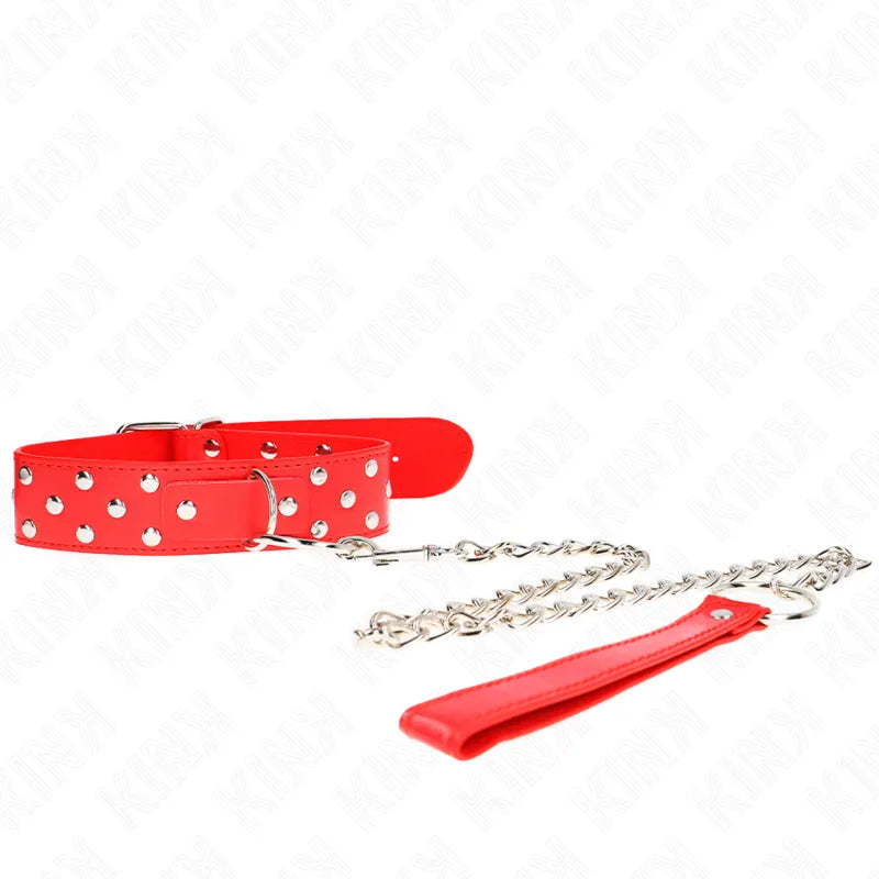 Colliers Laisses BDSM Cuir Véritable Confort Total