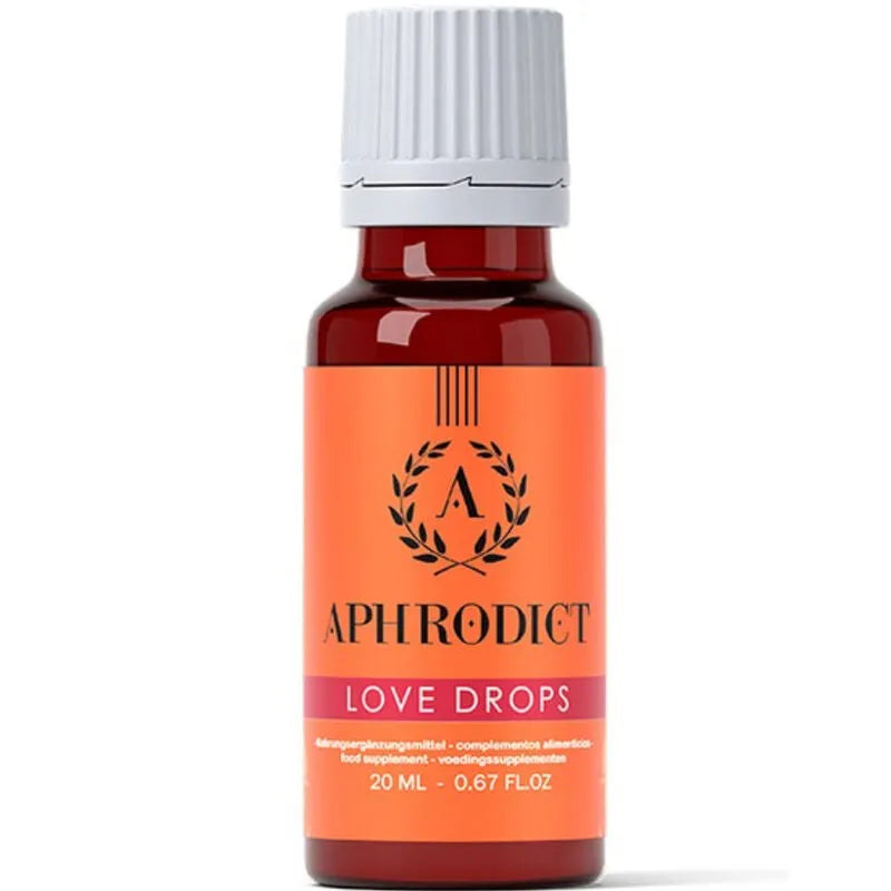 Flacon 20ml Booster Libido Naturel, étiquette orange, extrait de plantes, amélioration vitalité intime, complément aliment...