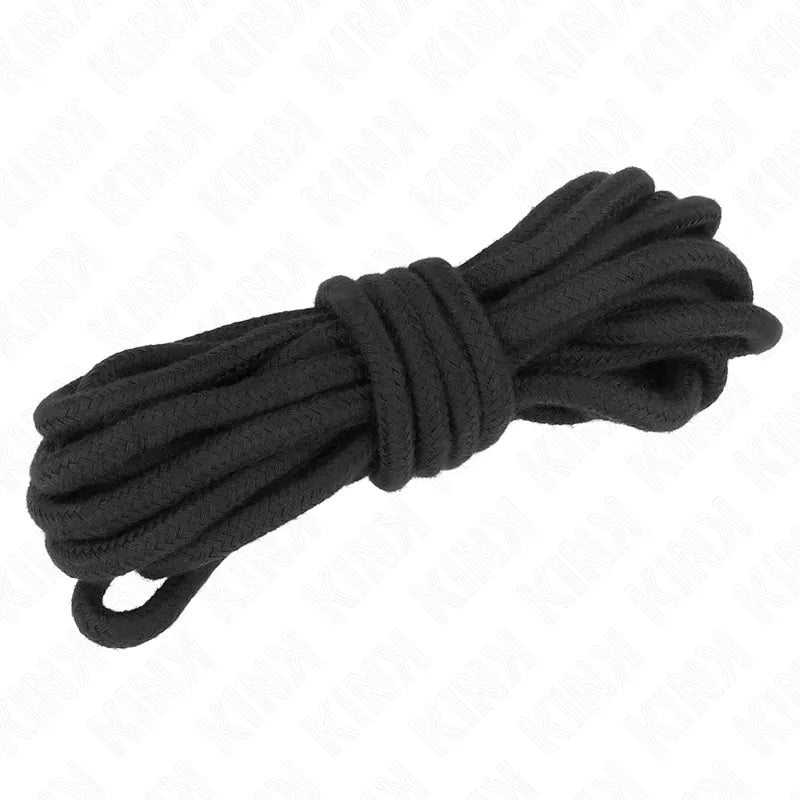 Cordes bondage coton chanvre noir, haute qualité, pour Shibari, confort et sécurité, adaptées débutants et experts.