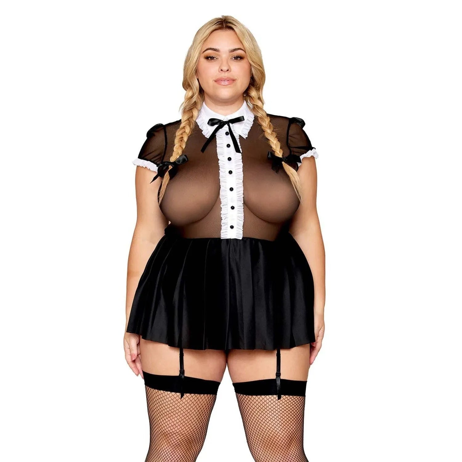 Costume Écolière Gothique Grande Taille Soirées Érotiques