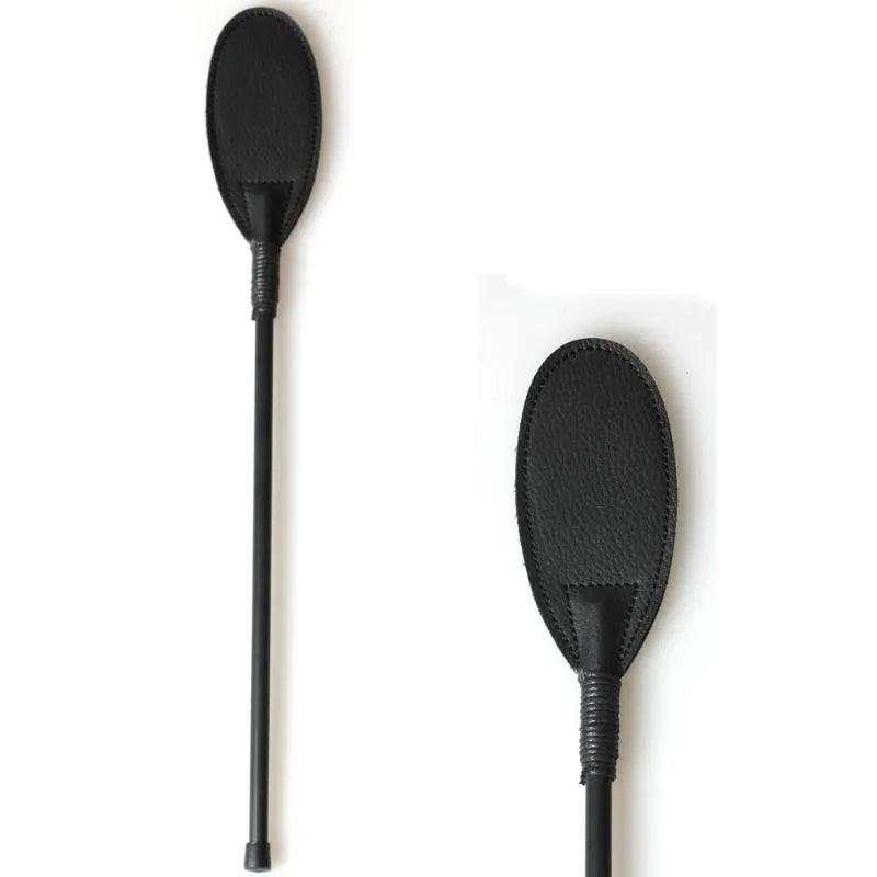Cravache Bdsm Ovale Noire Résistante