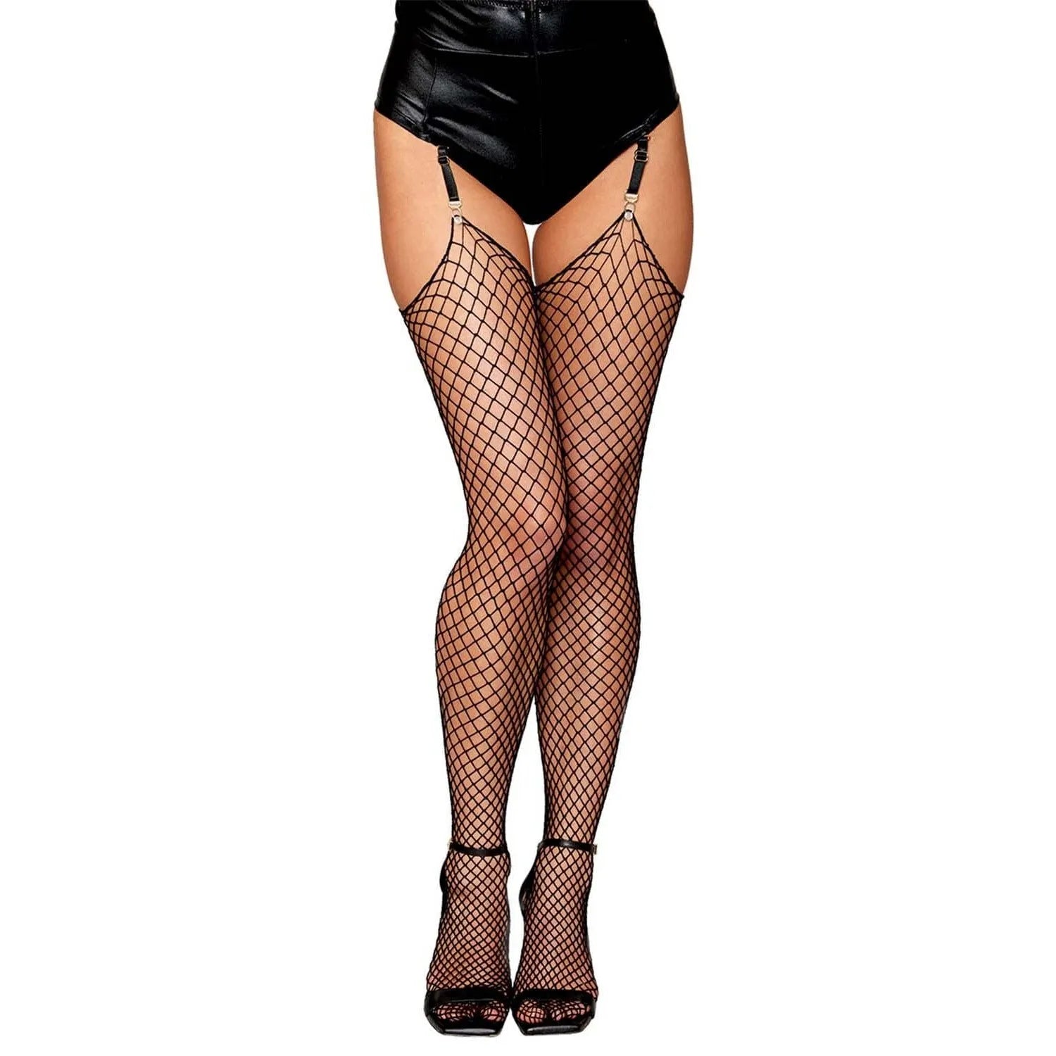Cuissardes Bas Filet Pour Jarretelles