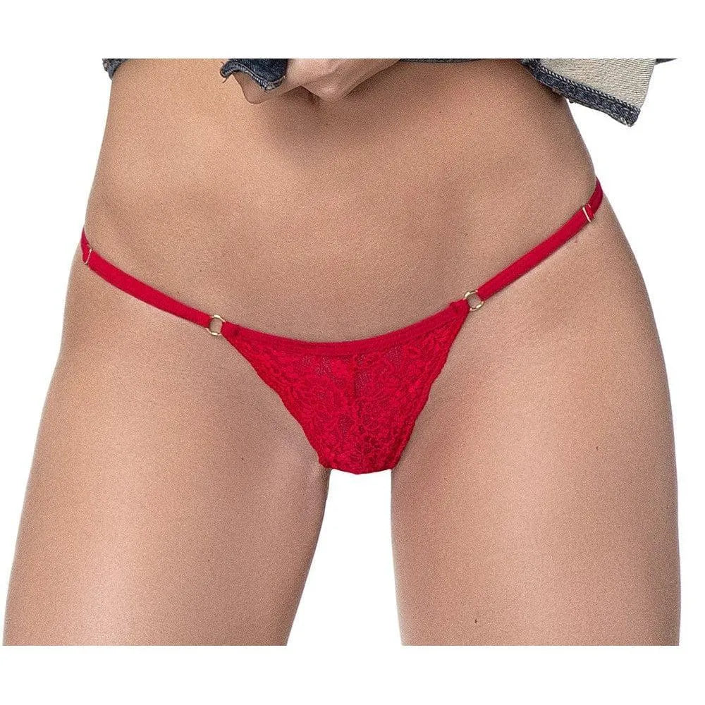 Culotte En Dentelle Rouge
