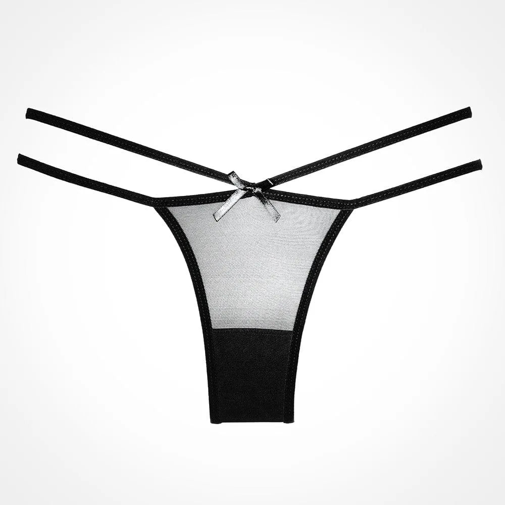 Culotte Noire Transparente