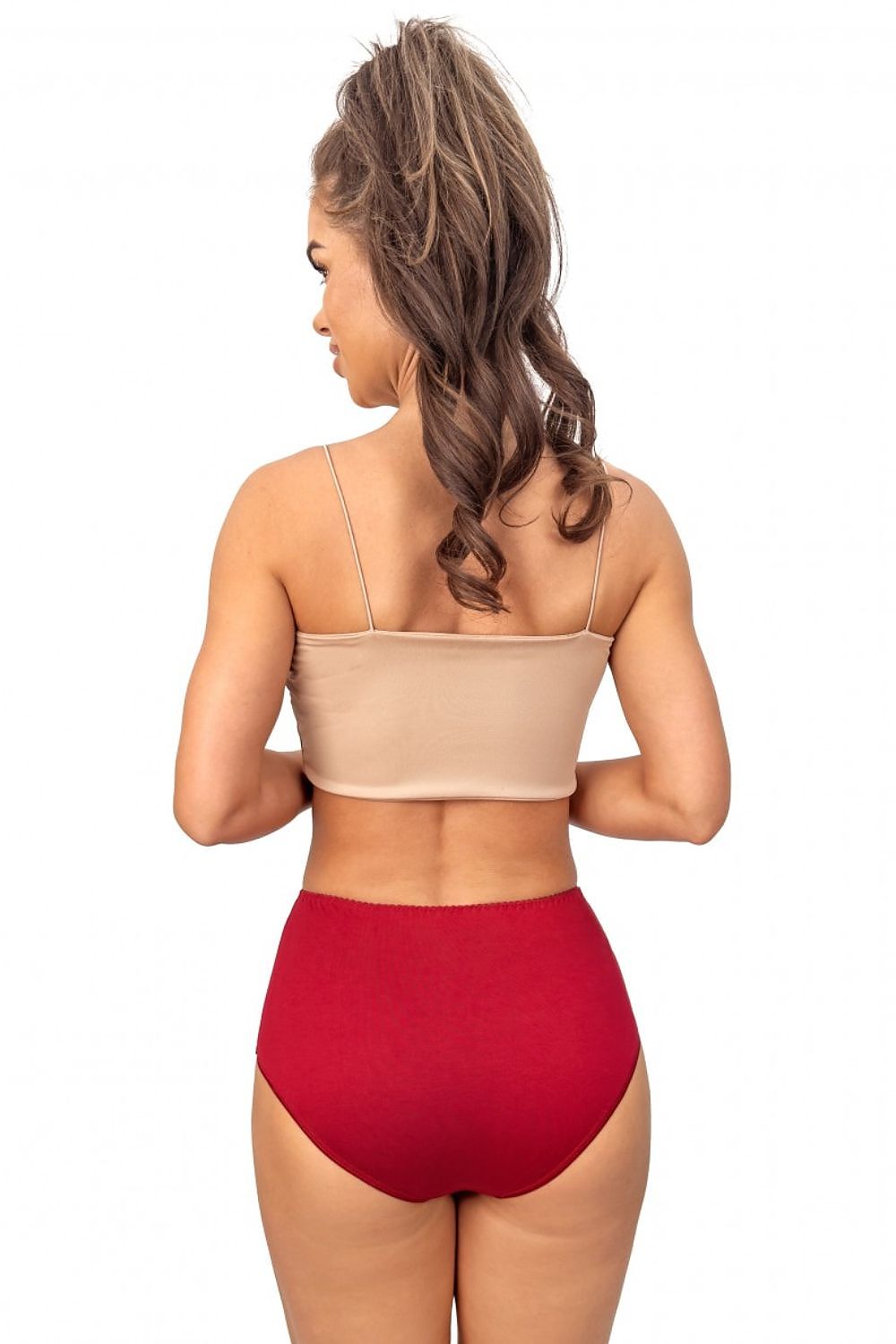 Culottes en viscose douce, taille haute, dentelle féminine, confort quotidien, ajustement parfait, discrètes sous vêtements.