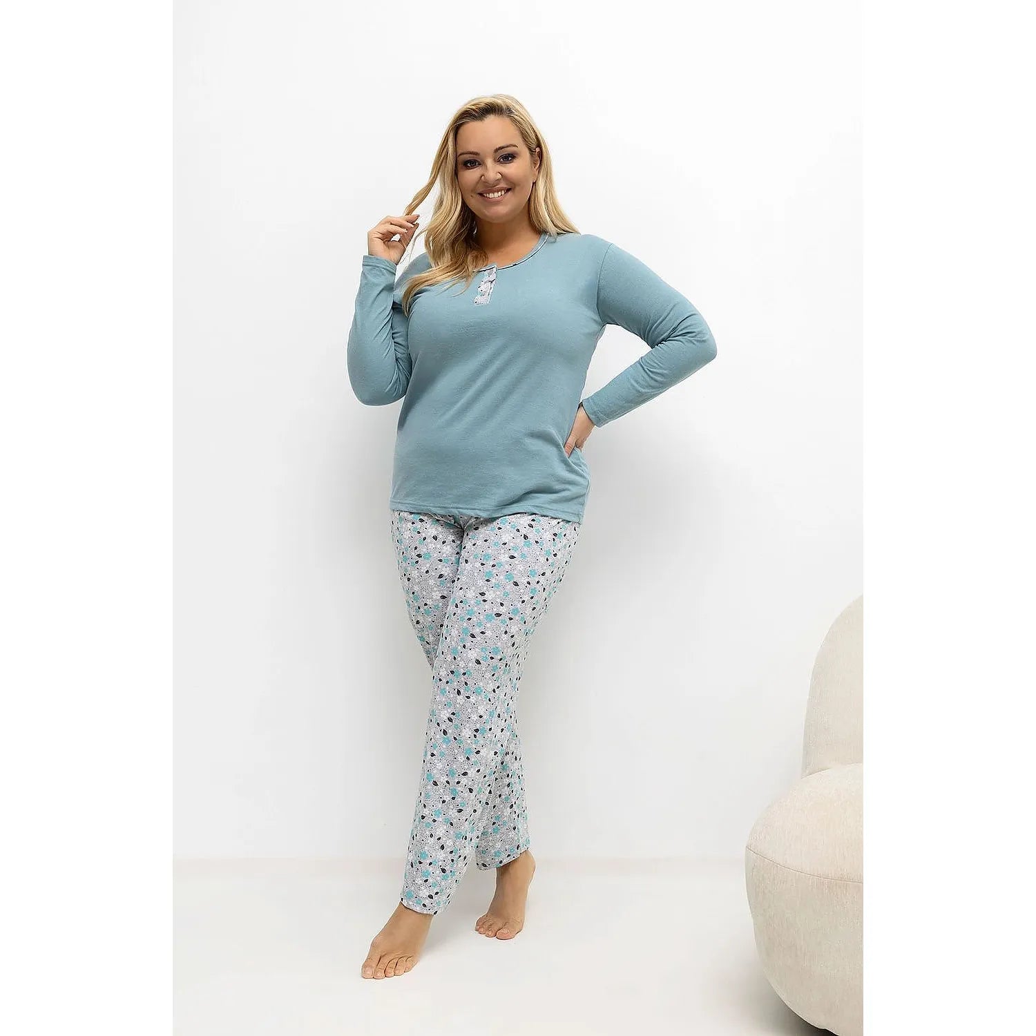 Pyjama Taille Plus model 221183 Forever Pink