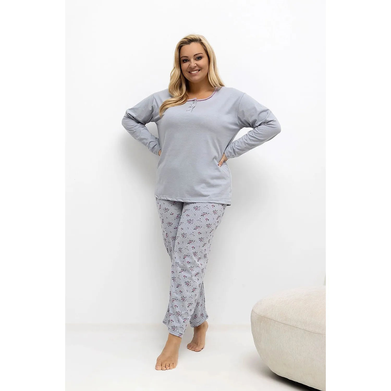 Pyjama Taille Plus model 221195 Forever Pink