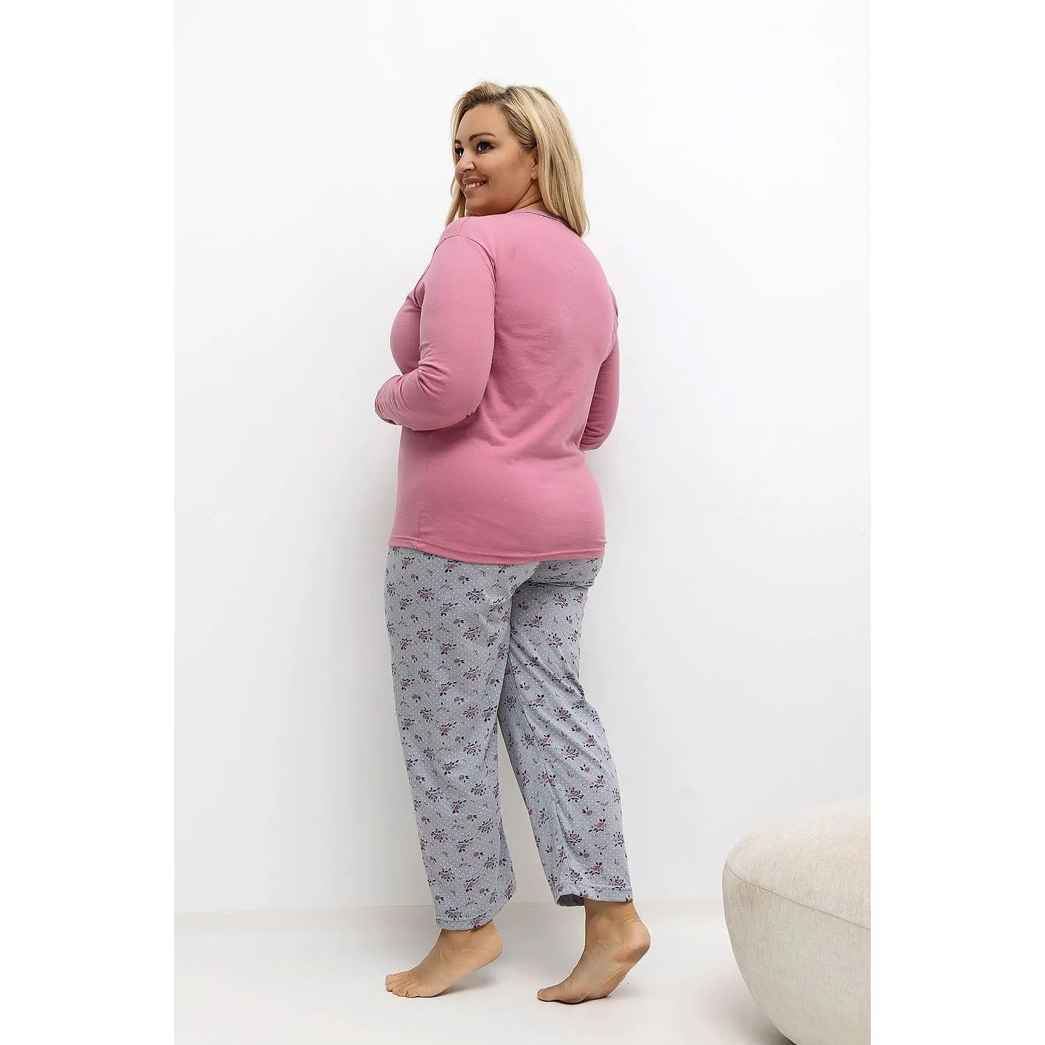 Pyjama Taille Plus model 221197 Forever Pink