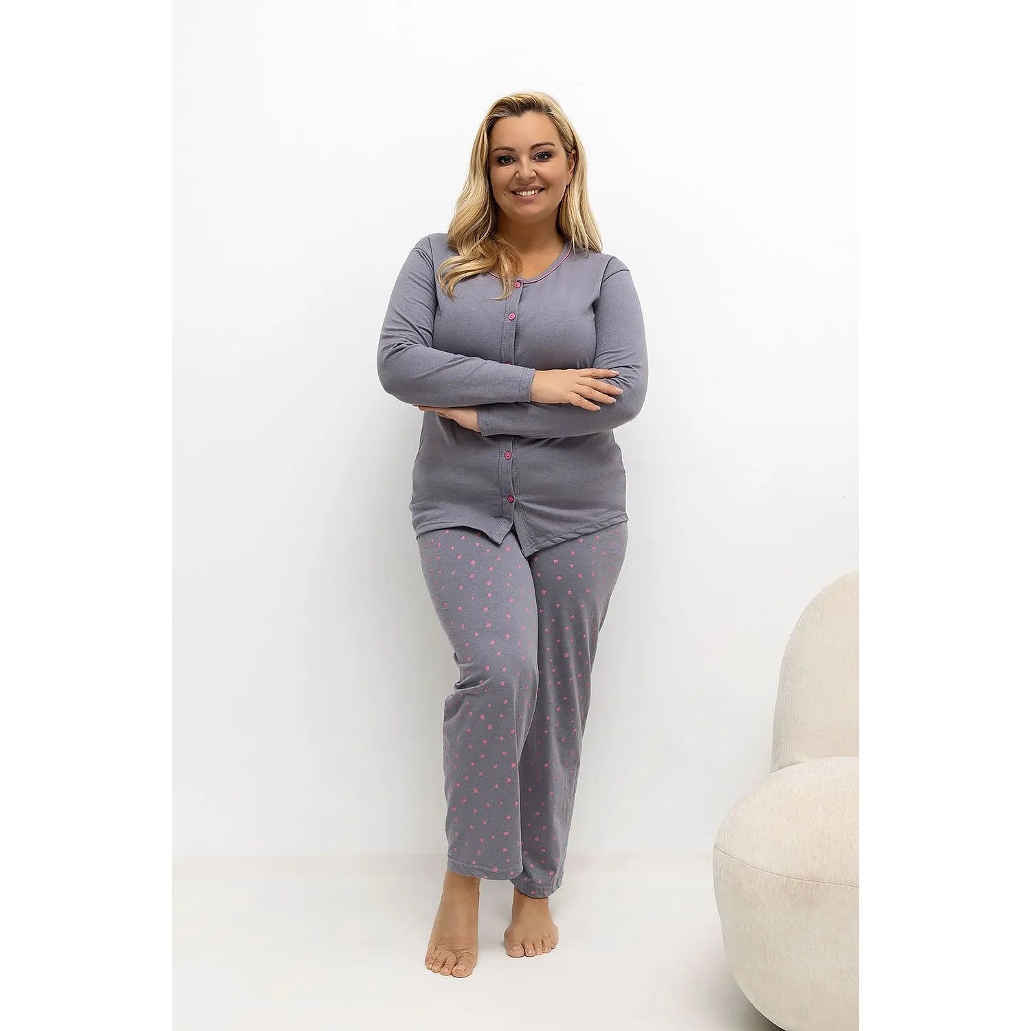 Pyjama Taille Plus model 221198 Forever Pink