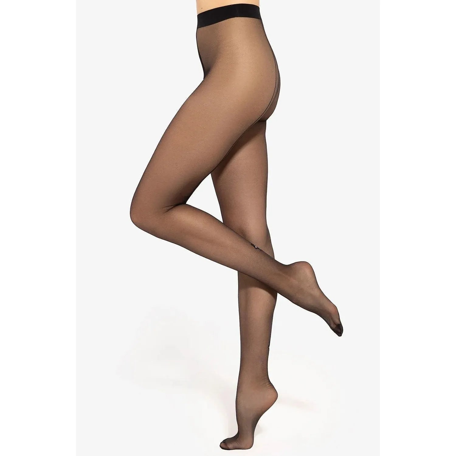 Collants Gatta 221226, 20 DEN, brillants, motif subtil, taille haute, T-band, gousset visible, renfort orteils, élégants.