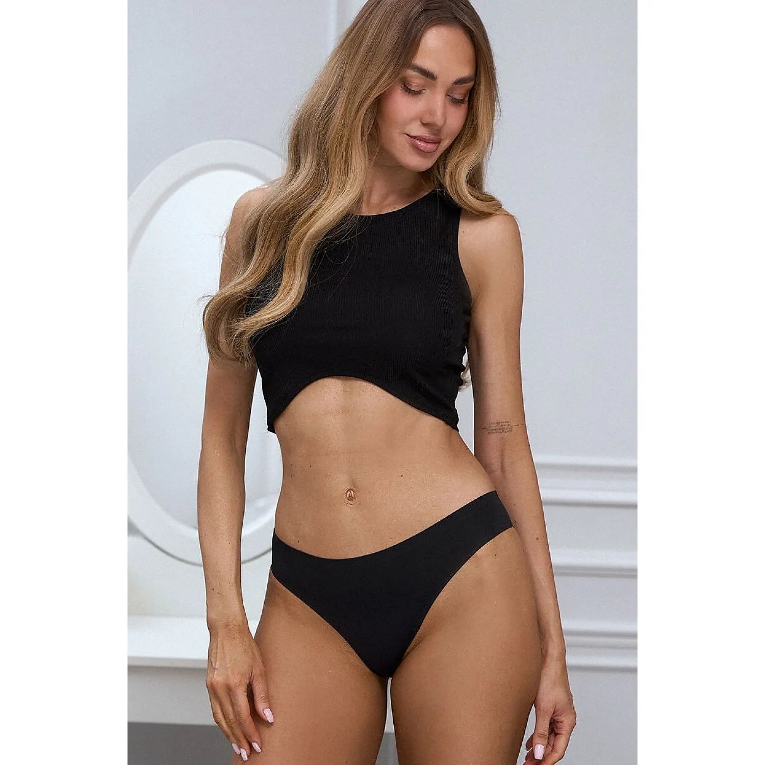 Culottes noires sans couture confort quotidien femmes Pure Sin BASIC