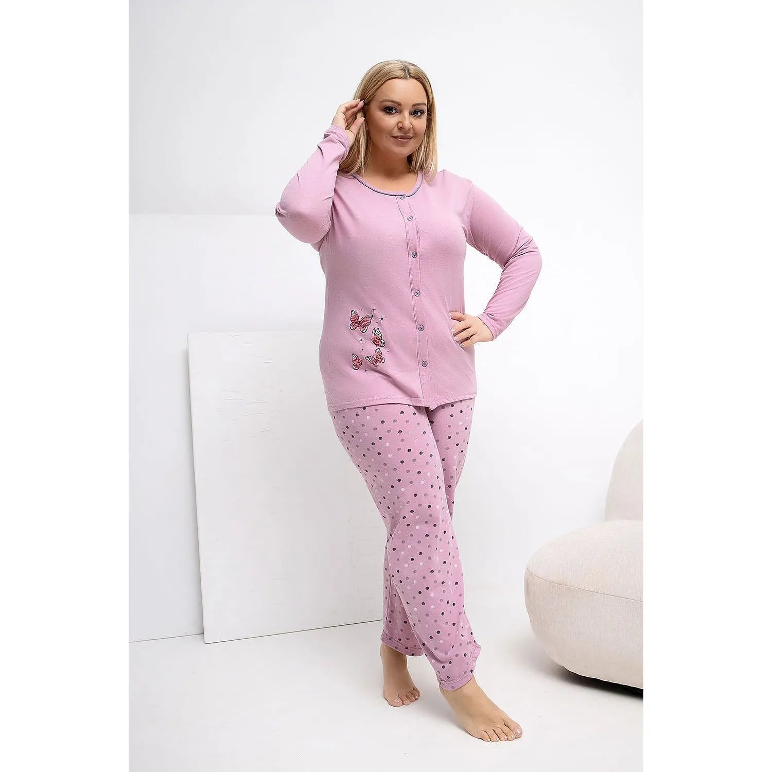 Pyjama Taille Plus model 223304 Forever Pink