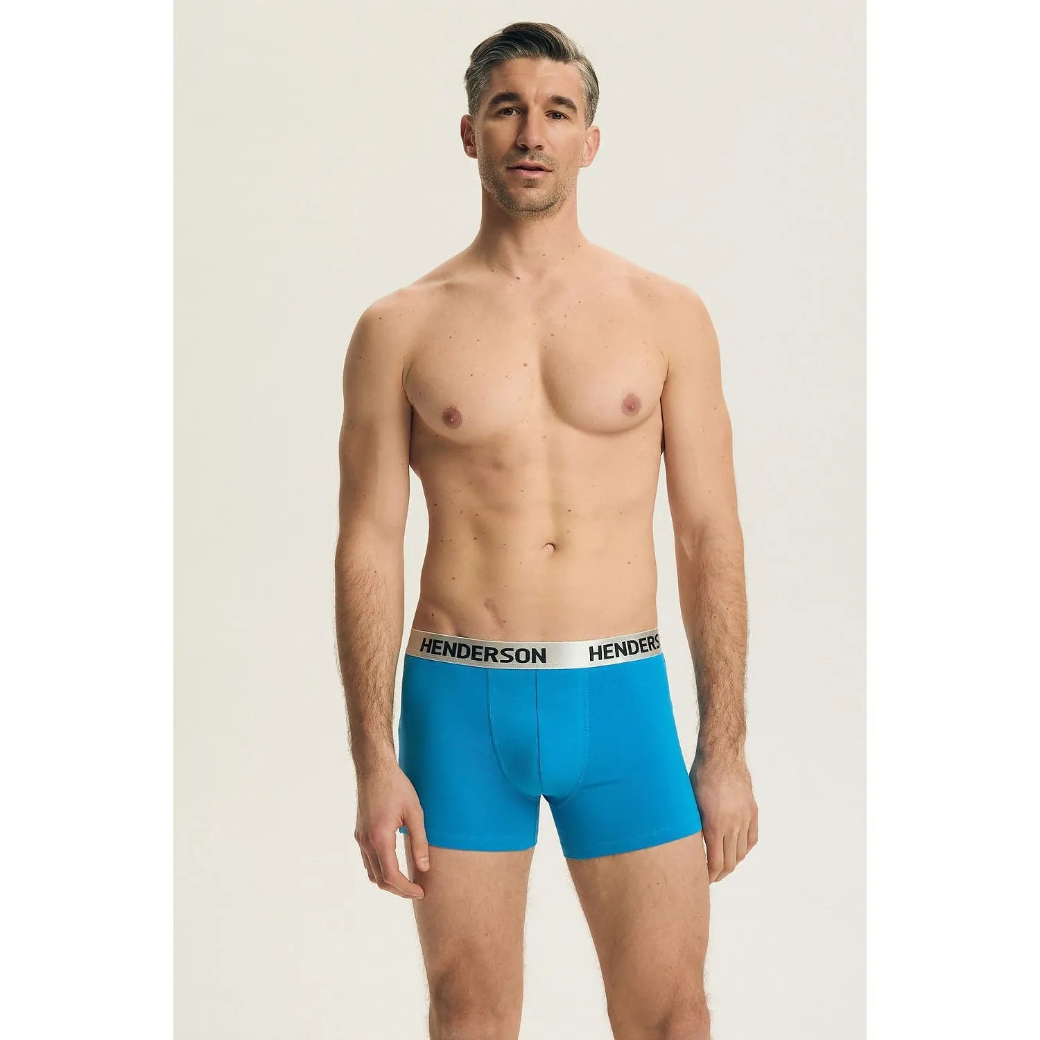 ensemble deux boxers homme confort coton élasthanne bleu marine moderne