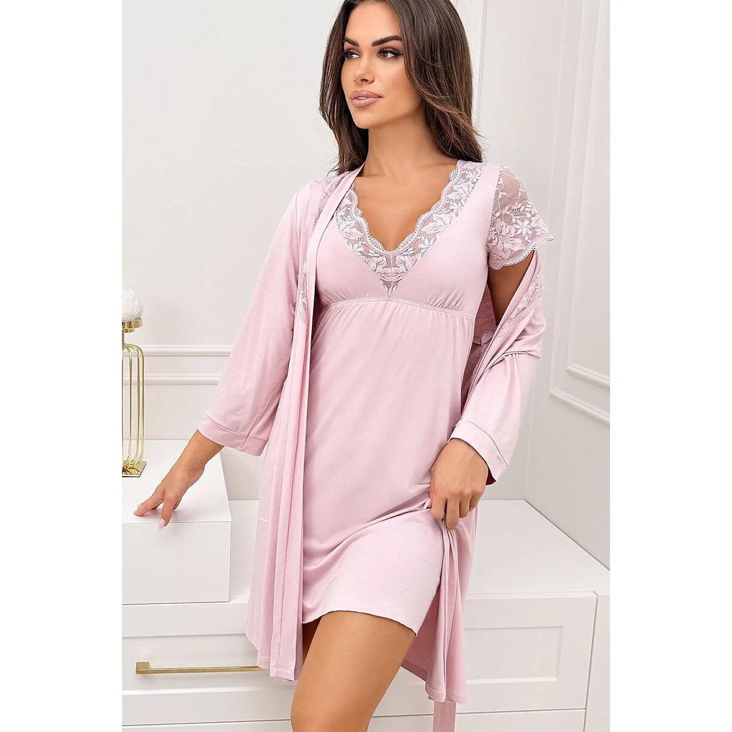 Peignoir court model 228614 Donna