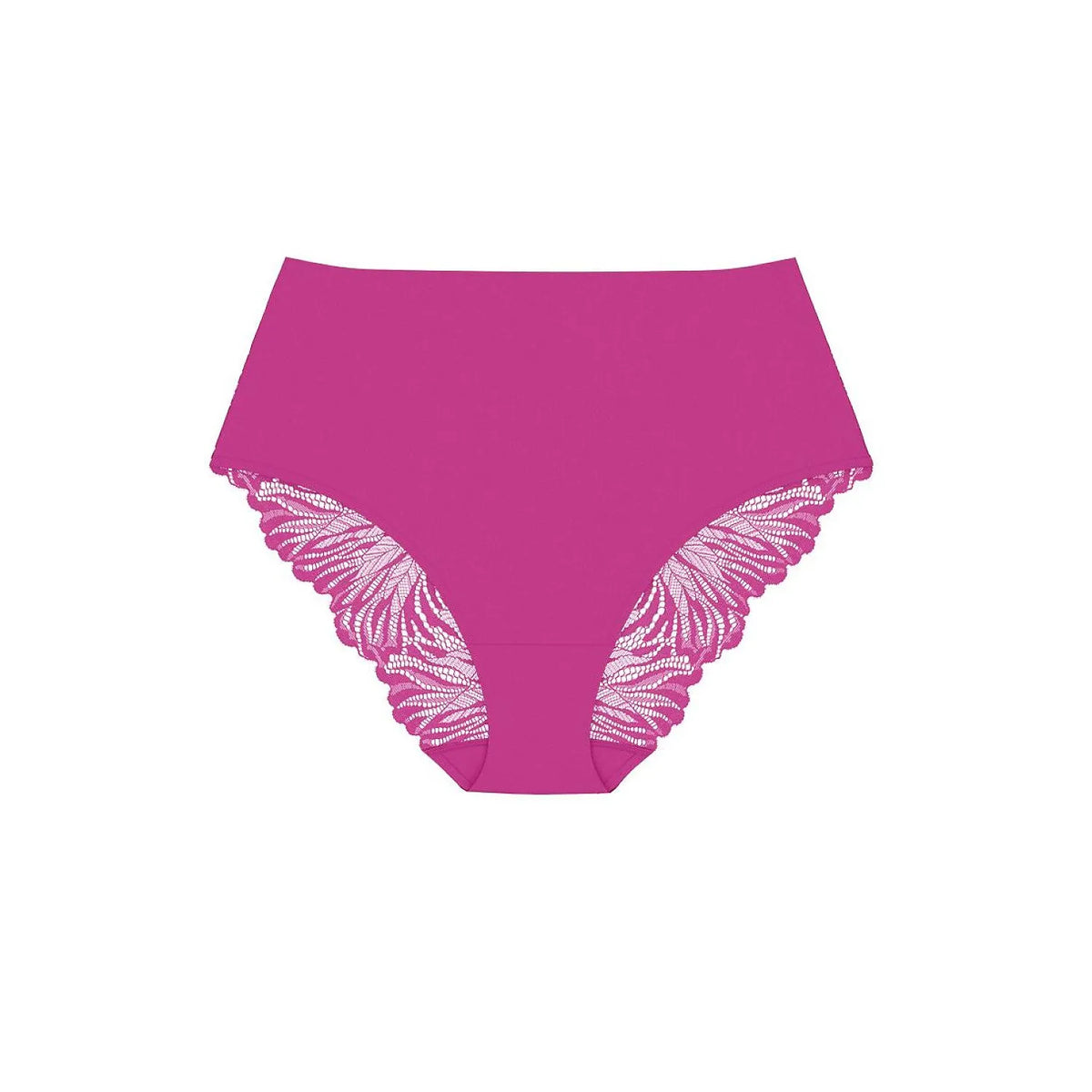 Culotte maxi rose en microfibre douce, sans couture, avec détails profilés pour un confort optimal et invisibilité sous vê...