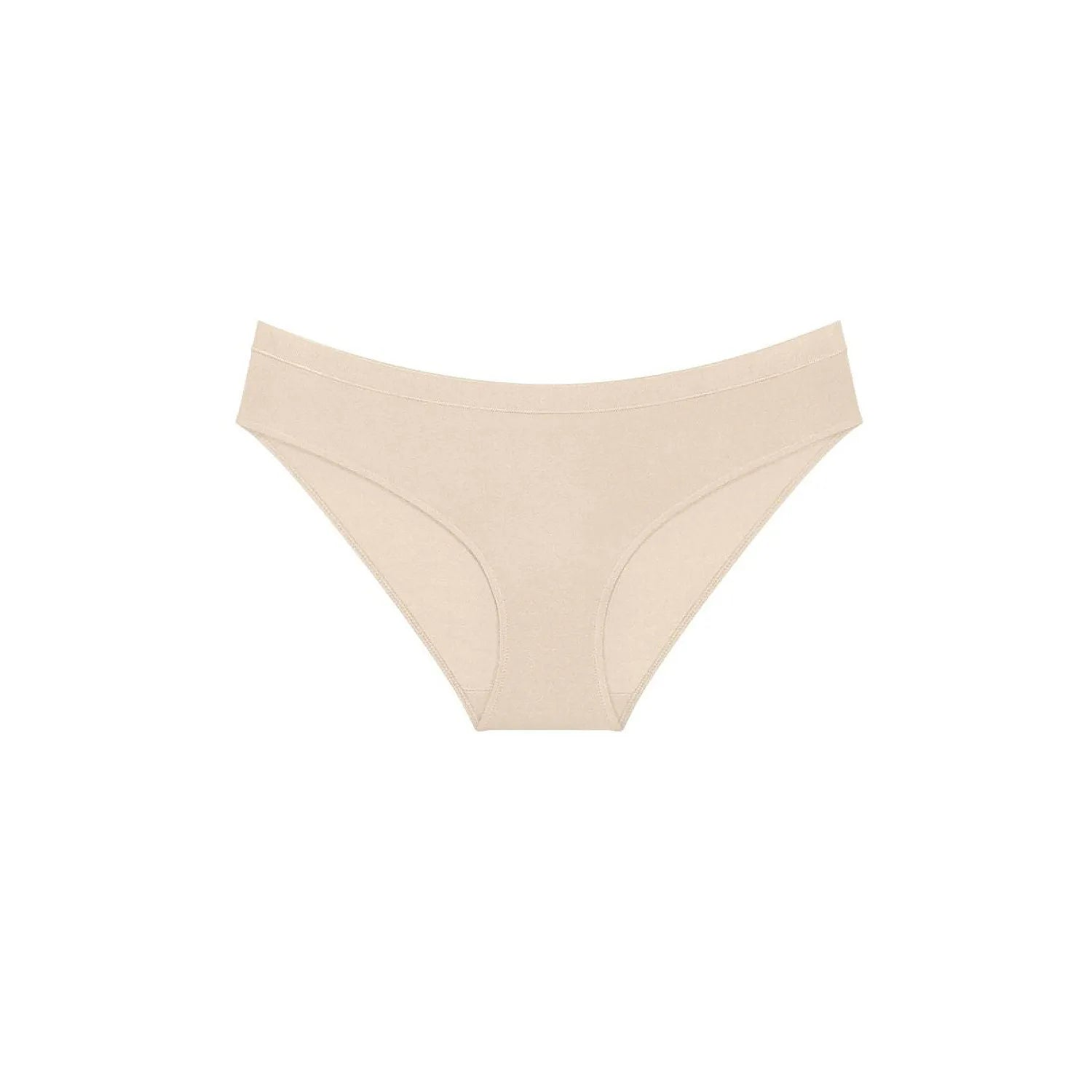 Culotte beige Triumph modèle 229167, sans couture, en modal doux, offrant confort et invisibilité sous les vêtements ajustés.