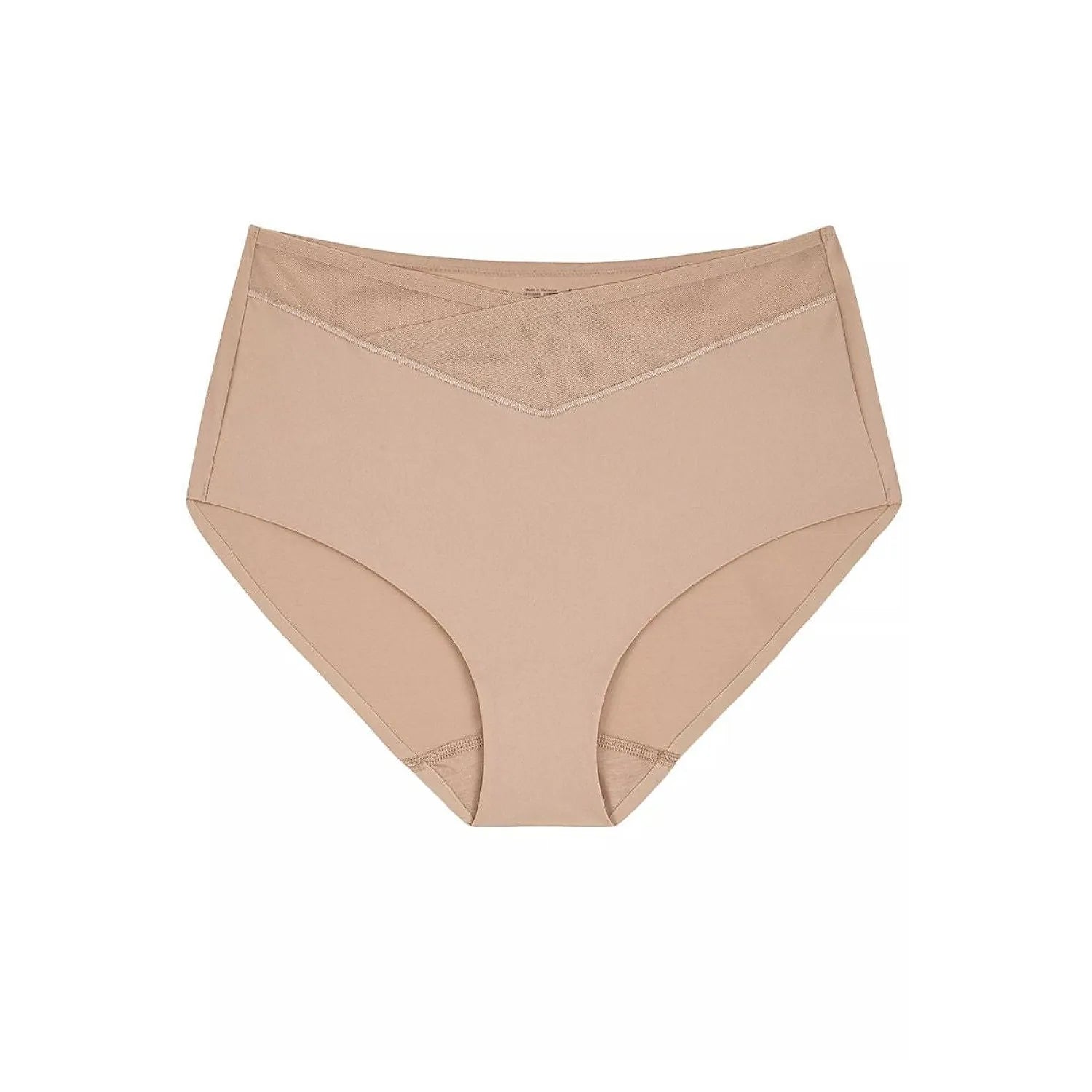 Culottes sculptantes taille haute beige clair Triumph, effet lisse et invisible, confort optimal pour silhouette affinée.