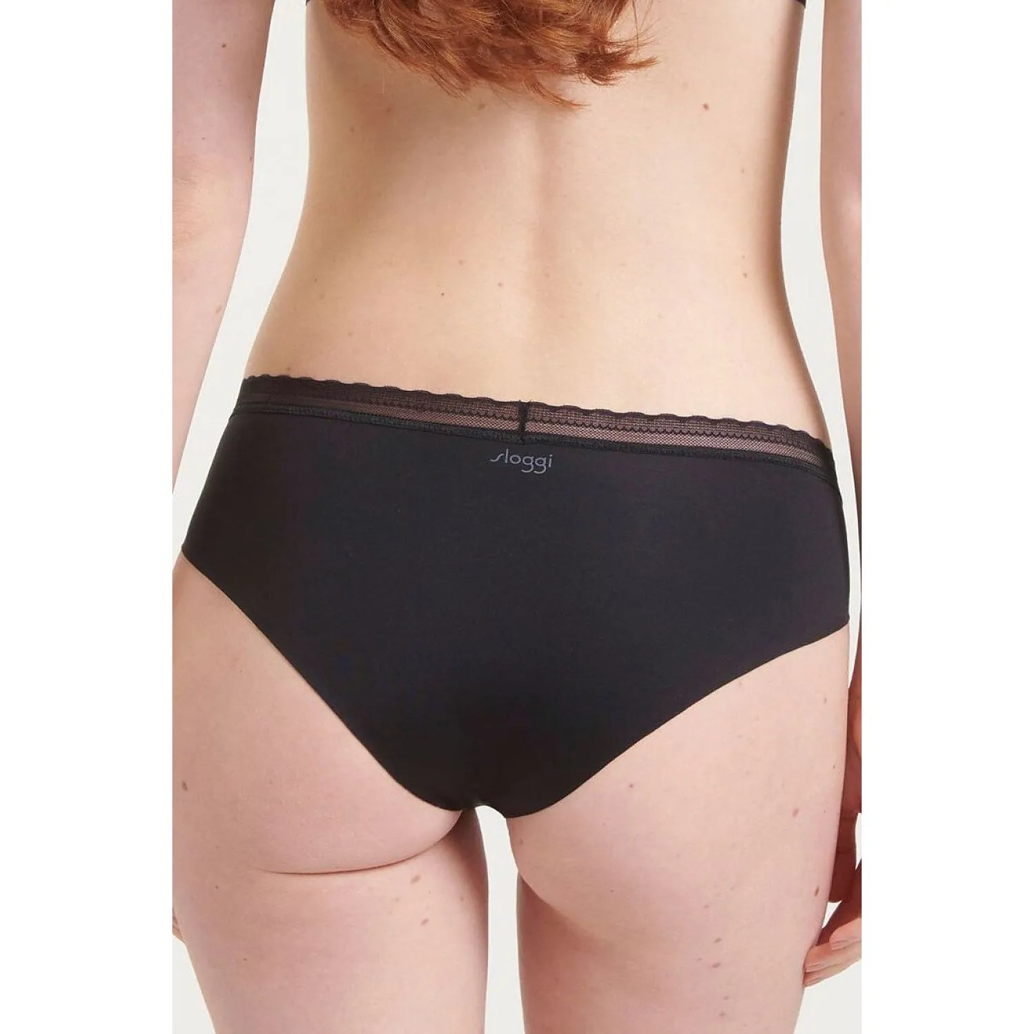 Culotte Sloggi Body Adapt Twist Hipster brune, microfibre douce, coupe couvrante, ajustement flexible, confort quotidien.