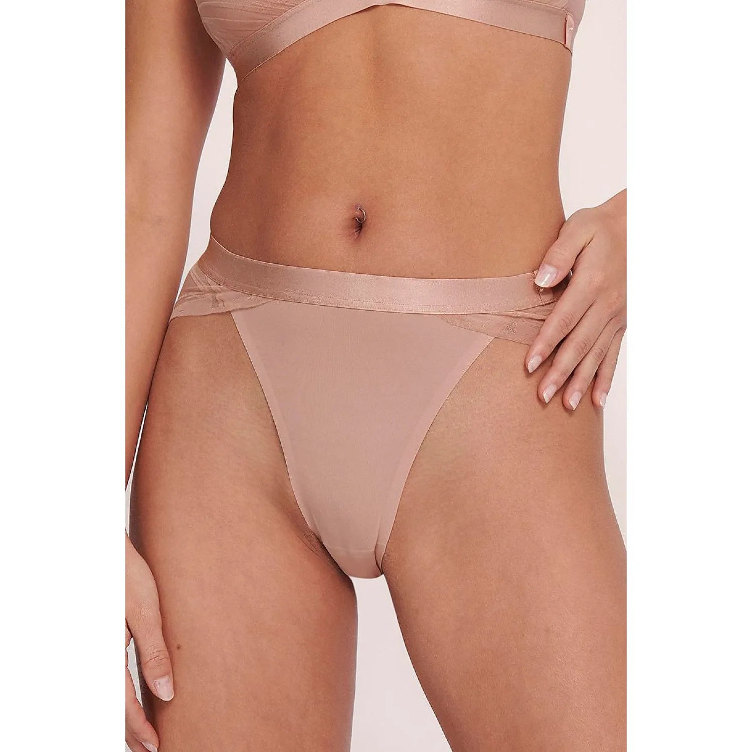 Culottes hautes Ultra High Leg Rosie Woods tulle transparent élégance confort